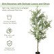 Glitzhome 6ft. Faux Olive Tree in Pot