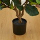 Glitzhome 3.5ft. Faux Fiddle Leaf Fig Tree in Pot