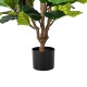 Glitzhome 3.5ft. Faux Fiddle Leaf Fig Tree in Pot