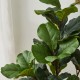 Glitzhome 3.5ft. Faux Fiddle Leaf Fig Tree in Pot