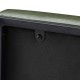 Glitzhome Modern Hunter Green Thick Leatherette Accent Stool