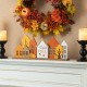 Glitzhome 20"L Fall Wooden House Table Décor