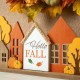 Glitzhome 20"L Fall Wooden House Table Décor