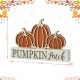 Glitzhome 11.75"L Fall Wooden "PUMPKIN PATCH" Pumpkins Table Sign