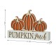 Glitzhome 11.75"L Fall Wooden "PUMPKIN PATCH" Pumpkins Table Sign