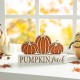 Glitzhome 11.75"L Fall Wooden "PUMPKIN PATCH" Pumpkins Table Sign