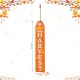 Glitzhome 35.5"H Fall and Halloween Wood Reversible Tag Porch Sign