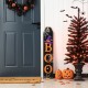 Glitzhome 35.5"H Fall and Halloween Wood Reversible Tag Porch Sign