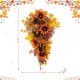 Glitzhome 27"H Fall Sunflower, Maple Leaf and Berry Swag