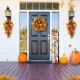 Glitzhome 27"H Fall Sunflower, Maple Leaf and Berry Swag