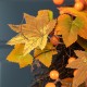 Glitzhome 27"H Fall Sunflower, Maple Leaf and Berry Swag