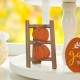 Glitzhome 10.75"L Set of 4 Fall Wooden  Word Signs Tiered Tray Table Décor