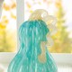 Glitzhome 8.5"H Fall Turquoise Glass Gourd