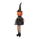 Glitzhome 30"H Halloween Fabric Dressed Pumpkin Sitter