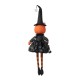 Glitzhome 30"H Halloween Fabric Dressed Pumpkin Sitter