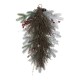 Glitzhome 28"H Christmas Flocked Pinecone & Berry Teardrop