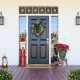 Glitzhome 24"D Christmas Pinecone & Berry Wreath