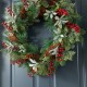 Glitzhome 24"D Christmas Pinecone & Berry Wreath