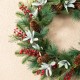 Glitzhome 24"D Christmas Pinecone & Berry Wreath