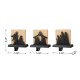 Glitzhome Set of 3 Christmas Metal Nativity Scene Stocking Holder