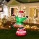 Glitzhome 6FT Lighted Inflatable Rotating Elf Decor