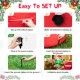 Glitzhome 6FT Lighted Inflatable Rotating Elf Decor