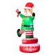 Glitzhome 6FT Lighted Inflatable Rotating Elf Decor