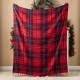 Glitzhome 60"L*50"W Acrylic Plaid Woven Throw 400g