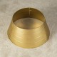Glitzhome 25.75"D Gold Metal Glitter Tree Collar (KD)