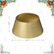 Glitzhome 25.75"D Gold Metal Glitter Tree Collar (KD)