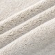 Glitzhome 60"D Oversized Milk Coffee Brown Reversible Faux Rabbit Fur/Korean Fleece Christmas Tree Skirt