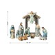 Glitzhome 11pcs Deluxe Blue Resin Nativity Figurine Set (KD)