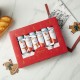 Glitzhome 8PK 1.50"D X 10"H Christmas Santa & Snowman Party Cracker with Gift Contents