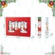 Glitzhome 8PK 1.50"D X 10"H Christmas Santa & Snowman Party Cracker with Gift Contents