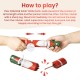 Glitzhome 8PK 1.50"D X 10"H Christmas Santa & Snowman Party Cracker with Gift Contents