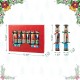 Glitzhome 8PK 1.50"D X 10"H Christmas Nutcracker Party Cracker with Gift Contents
