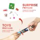 Glitzhome 8PK 1.50"D X 10"H Christmas Nutcracker Party Cracker with Gift Contents