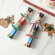 Glitzhome 8PK 1.50"D X 10"H Christmas Nutcracker Party Cracker with Gift Contents