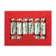 Glitzhome 8PK 1.50"D X 10"H Christmas Holy Leaves Party Cracker with Gift Contents