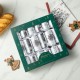 Glitzhome 6PK 2"D X 12"H Christmas Snowflake Party Cracker