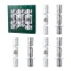 Glitzhome 6PK 2"D X 12"H Christmas Snowflake Party Cracker
