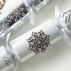 Glitzhome 6PK 2"D X 12"H Christmas Snowflake Party Cracker