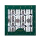 Glitzhome 6PK 2"D X 12"H Christmas Snowflake Party Cracker