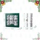 Glitzhome 6PK 2"D X 12"H Christmas Snowflake Party Cracker
