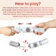 Glitzhome 6PK 2"D X 12"H Christmas Snowflake Party Cracker
