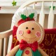 Glitzhome 27"L Christmas Fabric Gingerbreadman Doorstop