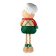 Glitzhome 39"/26"H Telescoped Fabric Christmas Gingerbreadman Standing Décor