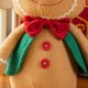 Glitzhome 25"H Fabric Christmas Gingerbreadman Shelf Sitter
