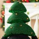 Glitzhome 21.25"H Christmas Fabric Penguin with Top Tree Decor