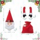 Glitzhome 20"H Christmas Fabric Santa Ornament